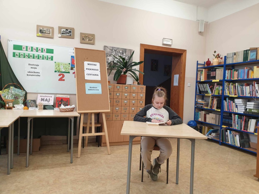 Konkurs  biblioteczny „Mistrz pięknego czytania” 